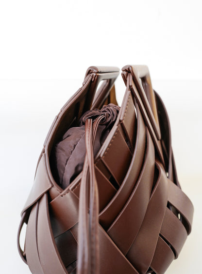 Crisscross Bag in Brown